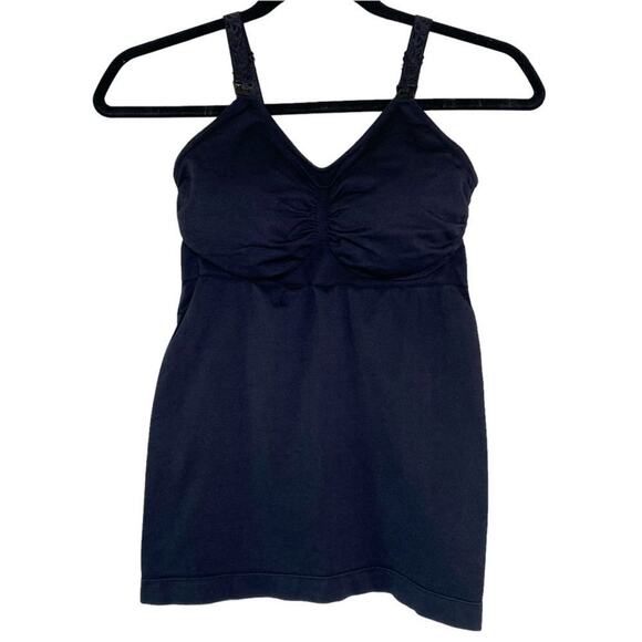 Kindred Bravely Black Simply Sublime Maternity & Nursing Tank Small Busty - Picture 1 of 9